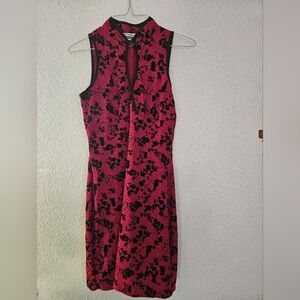 Red And Black Cocktail Dress